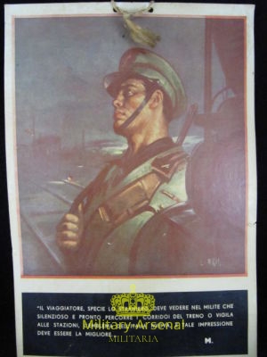Locandina Milizia Ferroviaria 1940 | Military Arsenal