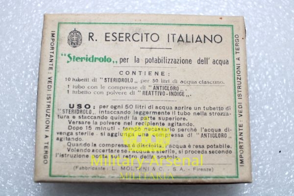 WWII Regio Esercito Sanità Steridrolo | Military Arsenal