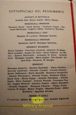 Calendario 79° Reggimento fanteria roma 1938 | Military Arsenal