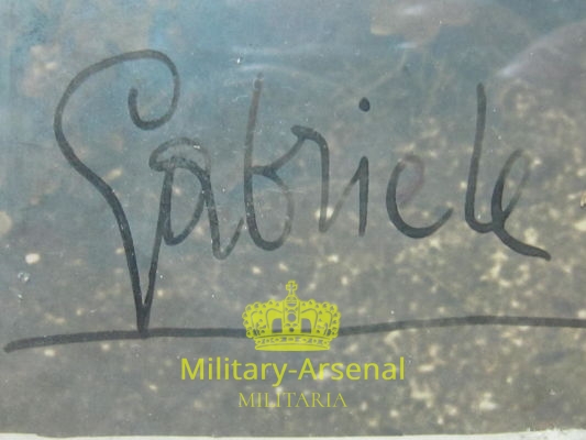 Foto con Autografo di Gabriele d'Annunzio | Military Arsenal