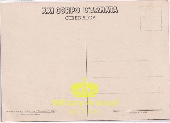 XXI Corpo D'Armata Cirenaica | Military Arsenal