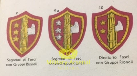 Scudetto ricamato PNF  | Military Arsenal