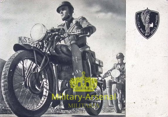Cartolina Milizia Stradale M.V.S.N. | Military Arsenal