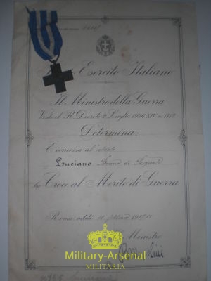 Diplomi Guerra d'Africa A.O. | Military Arsenal