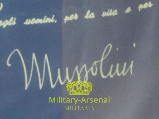 Fazzoletto discorso di Mussolini | Military Arsenal