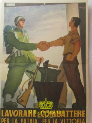 Locandina di propaganda R.S.I | Military Arsenal
