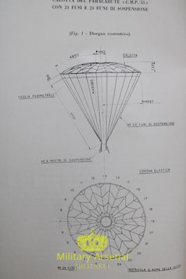 Manuale istruzione sul paracadute C.M.P. 1955 | Military Arsenal