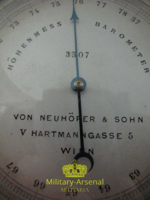 WWiI Altimetro Höhenmesser Von Neuhöfer & Sohn  WIEN | Military Arsenal