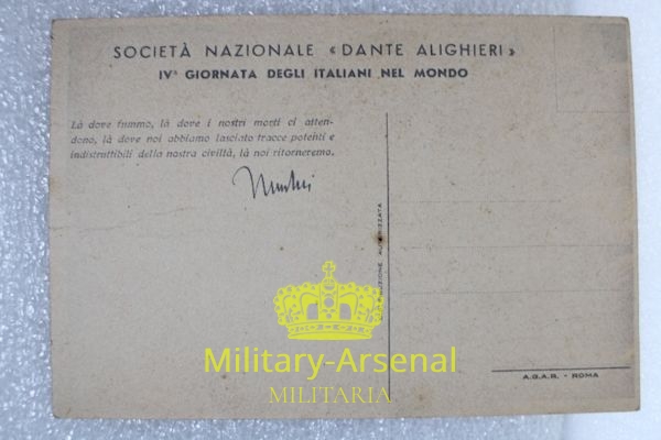 Cartolina Ritorneremo  | Military Arsenal
