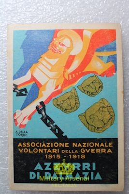 Tessera Azzurri di Dalmazia | Military Arsenal