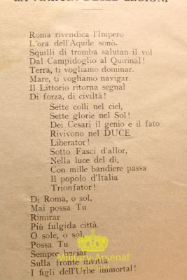 Canzoni di Guerra 1944 Fasci Repubblicani di Pavia RSI | Military Arsenal