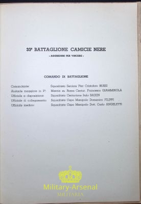 M.V.S.N. 33° Battaglione CC.NN Mentone  | Military Arsenal