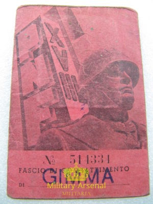 P.N.F. Gimma Etiopia Tessera Coloniale | Military Arsenal