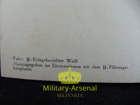 Unsere Waffenn SS postcard postkarte cartolina di propaganda 6 | Military Arsenal