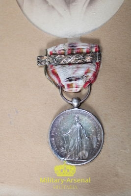 Regno d'Italia medaglia Guerra per L' Indipendenza con foto 1866 | Military Arsenal