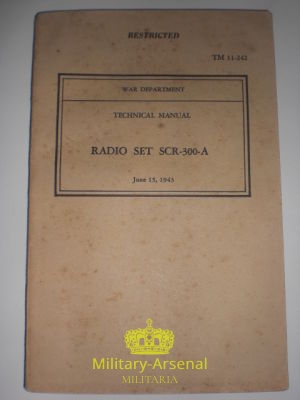 Manuale Radio Ricetrasmittente SCR-300-A | Military Arsenal