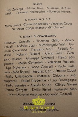Calendario 79° Reggimento fanteria roma 1938 | Military Arsenal