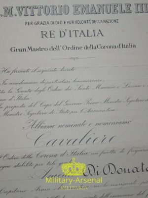 Ordine della Corona d'Italia 3 | Military Arsenal