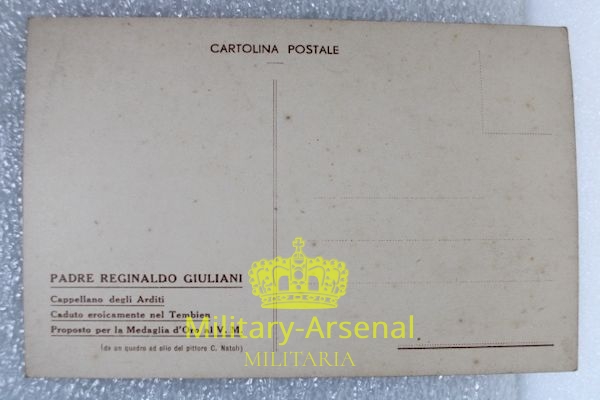 WWI Arditi cartolina Padre Reginaldo Giuliani | Military Arsenal