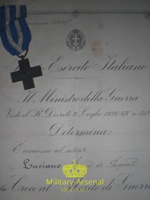 Diplomi Guerra d'Africa A.O. | Military Arsenal