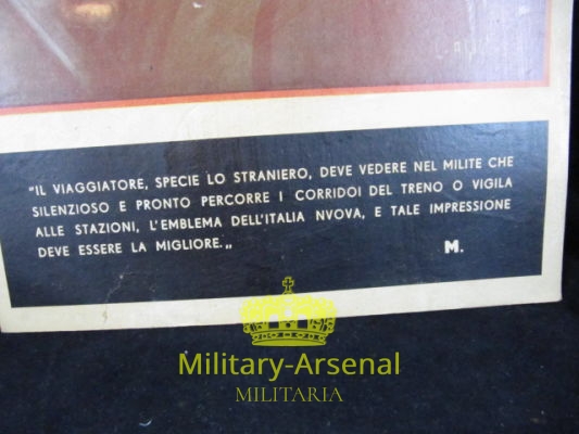 Locandina Milizia Ferroviaria 1940 | Military Arsenal