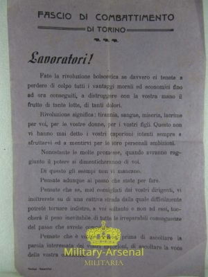 Fascio di Combattimento di Torino | Military Arsenal