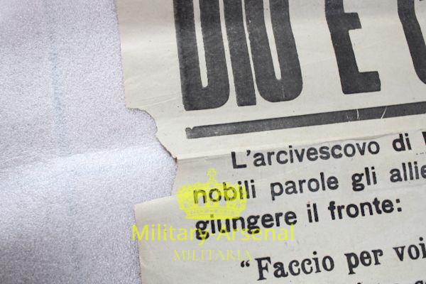 WWI Manifesto truppe in partenza per il fronte Parma | Military Arsenal