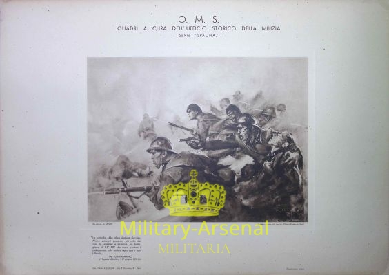 Ufficio Storico dell Milizia M.V.S.N. Guerra di Spagna Stampa 4 | Military Arsenal