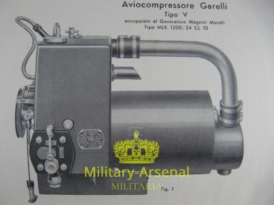 Regia Aeronautica Garelli Aviocompressore Tipo V | Military Arsenal