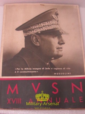 Annuale Milizia 1940 | Military Arsenal