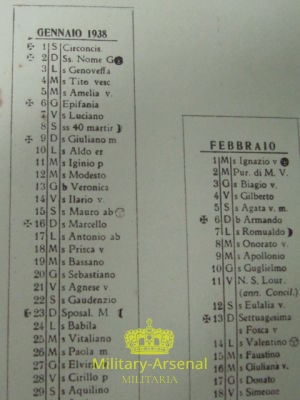 Calendario Centro Automobilistico | Military Arsenal