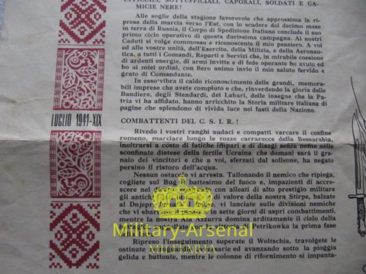 Fronte Russo CSIR Generale Messe | Military Arsenal