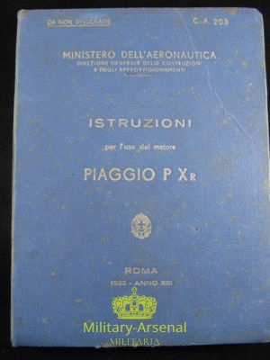 Motore Piaggio P Xr  Regia Aeronautica | Military Arsenal