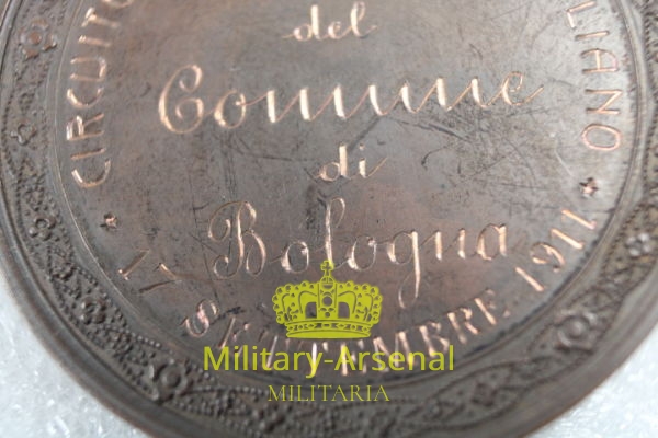 Medaglione Raid Aereo Bologna-Venezia Rimini-Bologna 1911 | Military Arsenal