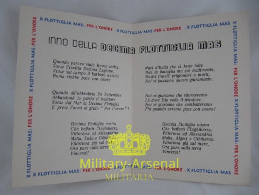 Flottiglia Decima Mas RSI | Military Arsenal