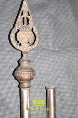 Puntale con asta Casa Savoia Regio Esercito | Military Arsenal