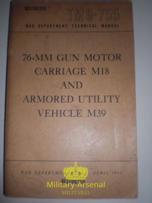 Manuale per Carro Armato M18 e M39 | Military Arsenal