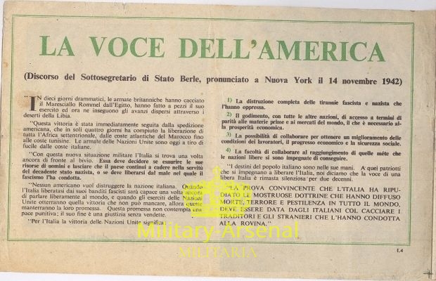 Volantino di propaganda 3 | Military Arsenal