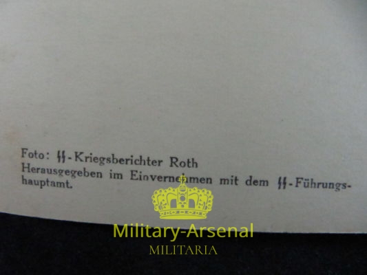 Unsere Waffenn SS postcard postkarte cartolina di propaganda 3 | Military Arsenal