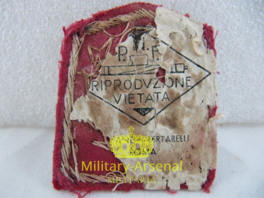 PNF scudetto da petto Fasci Femminili | Military Arsenal