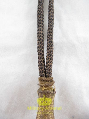 Dragona dorata per pugnale Milizia MVSN (1) | Military Arsenal
