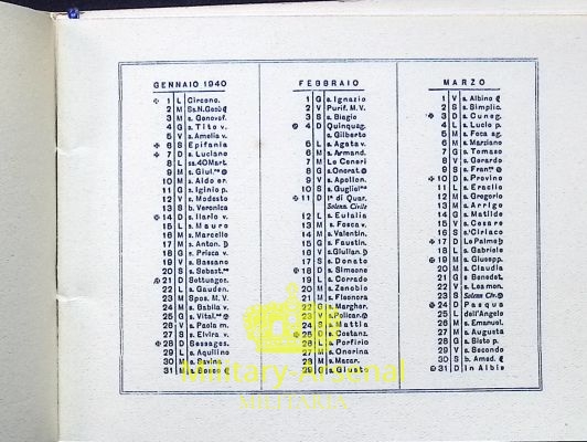 Regia Marina calendario Incrociatore Attendolo 1940 | Military Arsenal