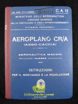 Aeroplano  CR/A Asso Caccia generale Amedeo Mecozzi | Military Arsenal