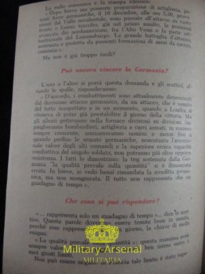 Volantino RSI Repubblica Sociale Italiana | Military Arsenal