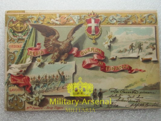 Regia Guardia di Finanza cartolina 2 | Military Arsenal