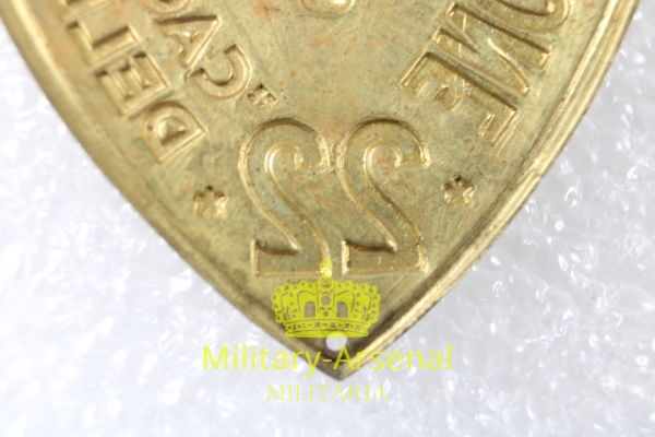 Scudetto da braccio 22^ Divisione "Cacciatori della Alpi" | Military Arsenal