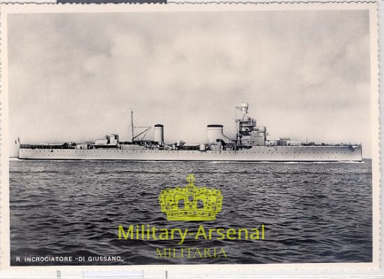 Cartolina Regio Incrociatore "Di Giussano" | Military Arsenal