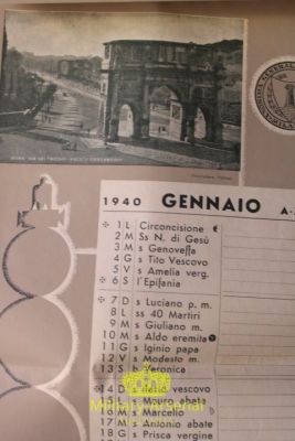 Calendario Assicurazioni Generale 1940 | Military Arsenal