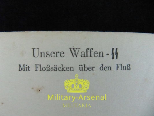 Unsere Waffenn SS postcard postkarte cartolina di propaganda 6 | Military Arsenal
