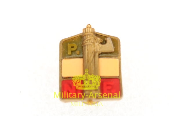 PNF distintivo del partito in Galalite | Military Arsenal